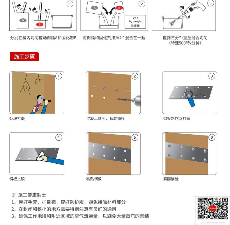 包钢镇康粘钢加固施工过程